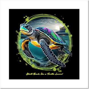 Turtle Lover Posters and Art